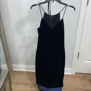 Black Velvet Dress Size Small